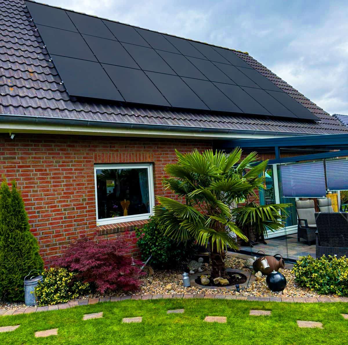 Klinkerhaus mit PV-Anlage